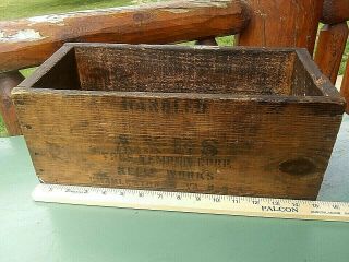 Vintage Kelly Axe True Temper Wood Box 4