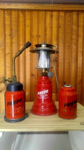 Vintage Lantern,  Prepo Lite Model 400 And Lp Torch.