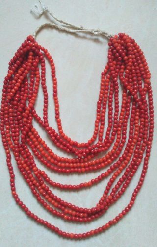 Ukrainian Ancient National Stone Beads,  Necklace,  1920 - 1940,  Ukraine