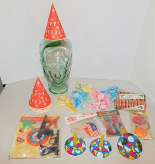 1950s Birthday Party Supplies - Hats - Favors - Noise Makers - Dart Gun - Many Nip