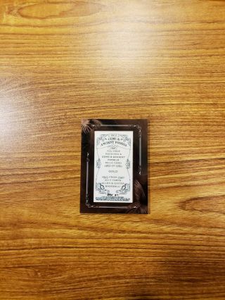 2017 Topps Allen and Ginter Framed Mini Gems and Ancient Fossil Relic GAFG Gold 6