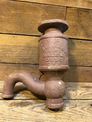 Antique Deming Well Pump Water Cistern Garden Vintage Cast Iron Primitive Farm