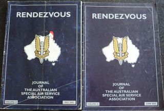 Rendezvous Journals Of The Australian Special Air Service Assocation X 2 Sas