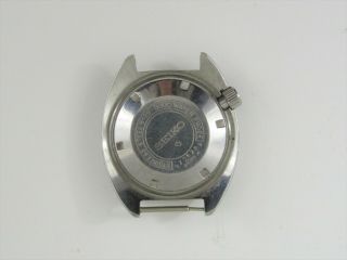 Vntg 1969 Seiko 6105 - 8000 Proof Diver ' s Watch Steel Automatic Parts Repair 10