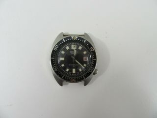 Vntg 1969 Seiko 6105 - 8000 Proof Diver ' s Watch Steel Automatic Parts Repair 11