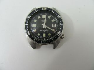 Vntg 1969 Seiko 6105 - 8000 Proof Diver ' s Watch Steel Automatic Parts Repair 2