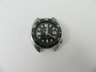 Vntg 1969 Seiko 6105 - 8000 Proof Diver ' s Watch Steel Automatic Parts Repair 8