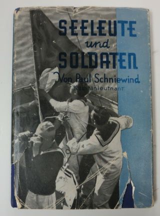 Vintage German Navy Book Signed In 1937 By Ww2 U - Boat Captain Werner Von Schmidt