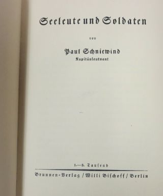 Vintage GERMAN NAVY BOOK Signed in 1937 by WW2 U - Boat Captain WERNER von SCHMIDT 3