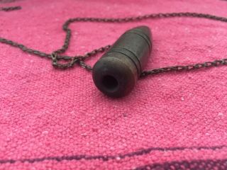 Vintage Brass Pull Chain Toilet Cistern Ceiling Fan Doorbell Blind Servant Bell 3