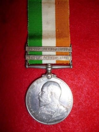 King’s South Africa Medal 1901 - 1902 To Donaldson,  S.  A.  Light Horse,  Ef