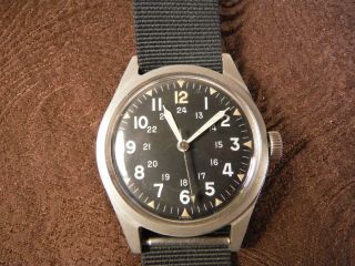 Dtu 2a Benrus Military 1968 Hacking Model Running Crown