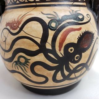 Octopus Mycenaean Ancient Greek Rare Art Pottery Vase Amphora or Hydria 7