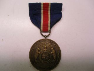 U.  S.  Wwi State Of Missouri War With Germany Service Medal 1917 - 1919