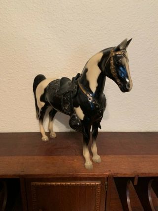 Vintage Large Breyer Hartland Western Plastic Horse W/ Saddle