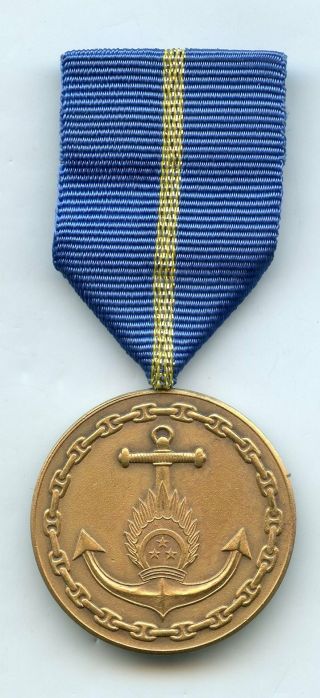 Latvia Medal For Merit In The Navy 3rd Class