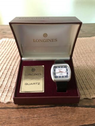 Nos Rare Vintage Longines Ultra Quartz Watch.  First Cybernetic Watch.  Cal 6512.