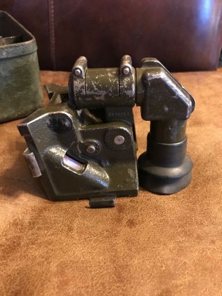 Vintage Military Sight Bore M45 With Strap And Case 3