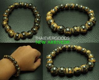 Bracelet Big Bead Leklai Magnetic From Umkrum Real Thai Amulet Powerful