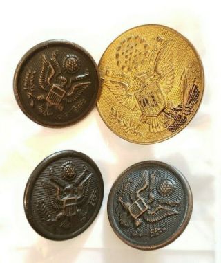 Ww1 / Wwi Us Buttons And 1920 