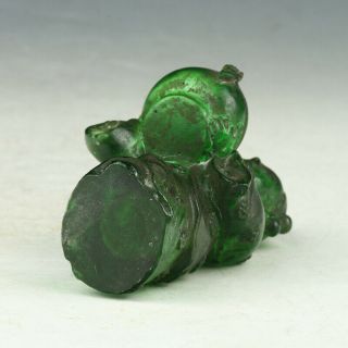 Chinese Exquisite Glaze Hand Carved Character Snuff Bottles GL2044 3