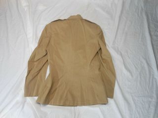 WW2 WWII US Army Women ' s WAC Khaki Uniform Jacket 4