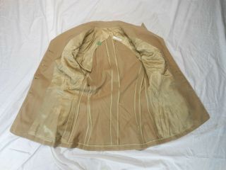 WW2 WWII US Army Women ' s WAC Khaki Uniform Jacket 5