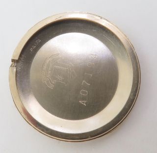 . Vintage Ulysse Nardin Chronometer 14ct Gold Slim Mens Wrist Watch 5