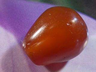 Ancient Indus Cambodian S.  E Asian Banded Agate Bead Gorgeous Rare 19 By 16 Mm