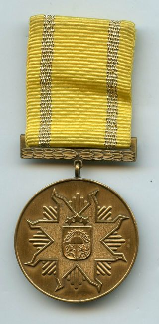 Latvia Police Medal Of Merit 2nd Class