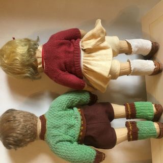 Lenci doll 300 serie school boy and school girl couple to MUSEUM 9
