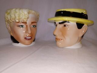 1990 Applause Dick Tracy Breathless Mahoney matching mugs in boxes. 7