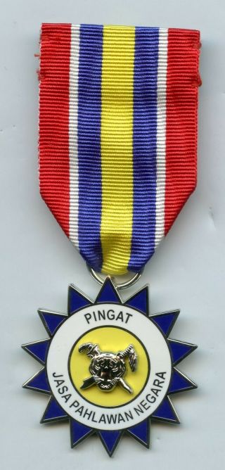 Malaysia Federal Police Medal For Valorous Service Pingat Jasa Pahlawan Negara