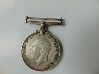 Wwi British War Silver Medal Georgivs V Britt.  Omn Rex Et Ind Imp 1914 1918 Capt