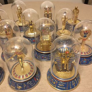 Franklin The Treasures Of Ancient Egypt Set of 16 Hand Painted Globes 2