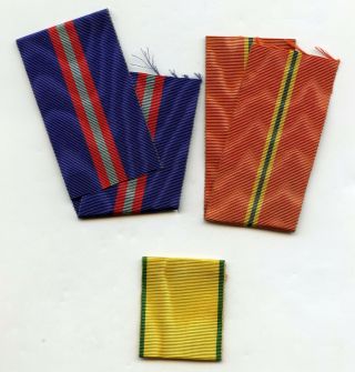 Brazil 3 Ribbon For Medal Of Wwii War Medal Navy Dist Service Cros Wounded Medal