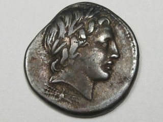 Ancient Coin: Before 44 Bc Rome Republic Denarius.  Rev Quadriga.  22