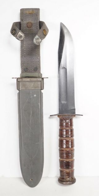 Us Wwii Camillus Usn Mk2 Nord - 8114 B.  M.  Co.  Vp Fighting Knife