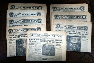 Shenango,  Pennsylvania.  Wwii Us Army Base Newspapers; 7 Different