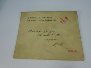 Wwi Soldiers Letter Windsor Castle Letterhead England 310th Engineers 30225