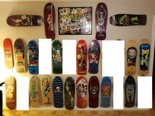 Vintage OG 1986 Jeff Grosso Schmitt Stix Toy Blocks Skateboard Deck 3