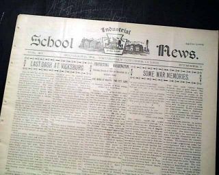 (4) Scotland Pa Pennsylvania Industrial School Gettysburg War 1907 Newspapers