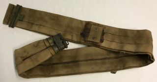 Wwii 1944 Dated Usn D - Day Pneumatic Invasion Belt