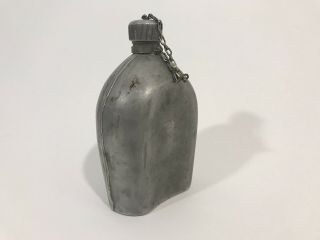 Authentic Ww1 Us Army Aluminum Canteen 1918 8th Co 4th M.  M.  S.  C