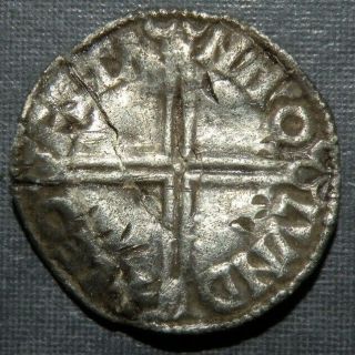 Medieval Silver Coin Anglo - Saxon 978 - 1016AD Cross Ancient Antique Aetheired II, 2