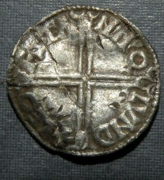 Medieval Silver Coin Anglo - Saxon 978 - 1016AD Cross Ancient Antique Aetheired II, 6