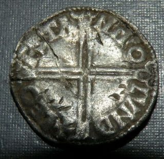 Medieval Silver Coin Anglo - Saxon 978 - 1016AD Cross Ancient Antique Aetheired II, 7