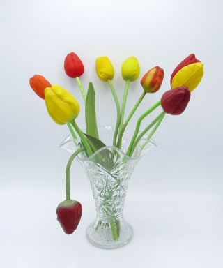 Antique German Blown Glass Tulips C - 1920 Nr