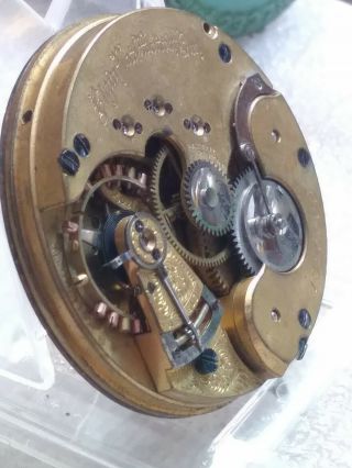 1883 Elgin 16s,  11j Convertible Movement Needs Cleaned Balance Looks Good