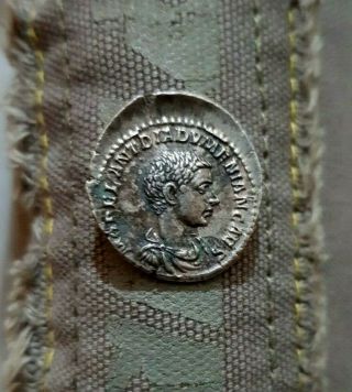 Rome Ancient Silver Denarius Diadumenian Ad 217 - 218